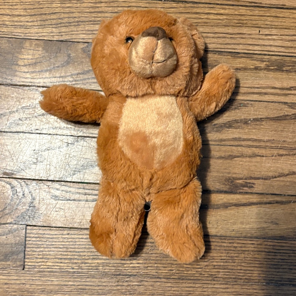 Vintage Brown Plush Teddy Bear Kids Toy - Soft Cuddly Companion
